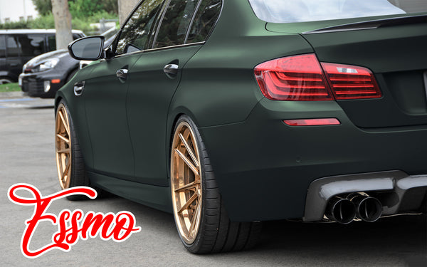 Matte Metallic Jasper Green Dry Apply PPF TPU Paint Protection Film