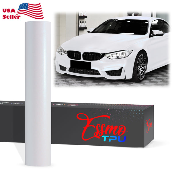 Matte Metallic Mineral White Dry Apply PPF TPU Paint Protection Film