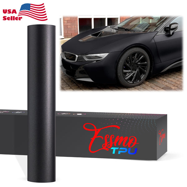 Matte Metallic Stellar Black Dry Apply PPF TPU Paint Protection Film