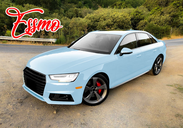 Gloss Glacier Blue Dry Apply PPF TPU Paint Protection Film
