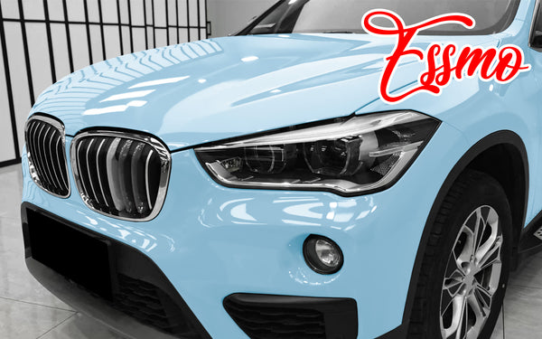 Gloss Glacier Blue Dry Apply PPF TPU Paint Protection Film