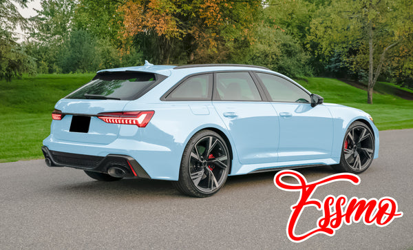 Gloss Glacier Blue Dry Apply PPF TPU Paint Protection Film