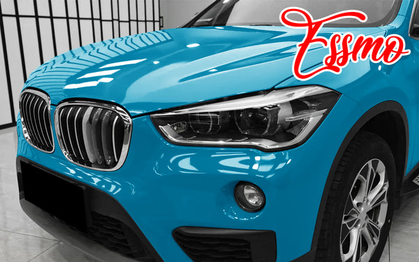 Gloss Miami Blue Dry Apply PPF TPU Paint Protection Film