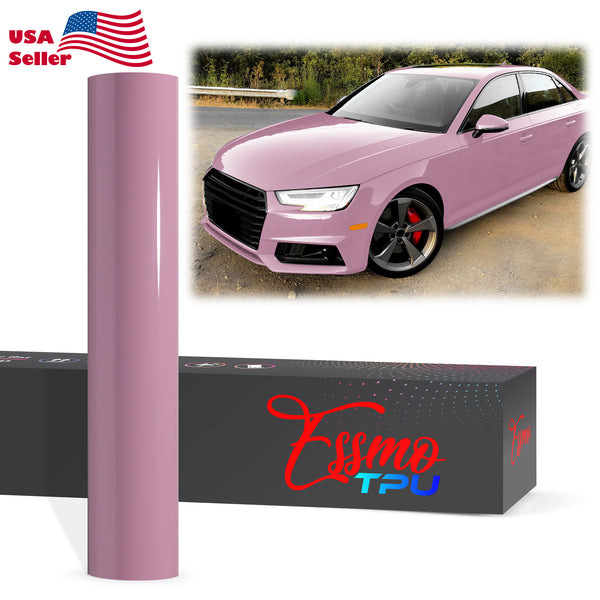 Gloss Chalk Pink Dry Apply PPF TPU Paint Protection Film