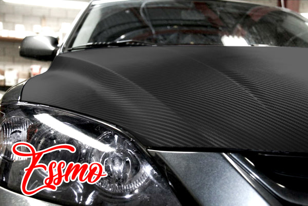 Carbon Fiber Matte Black Dry Apply PPF TPU Paint Protection Film