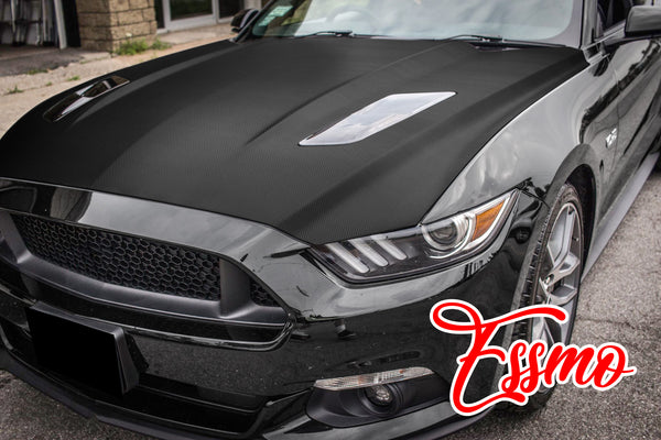 Carbon Fiber Matte Black Dry Apply PPF TPU Paint Protection Film