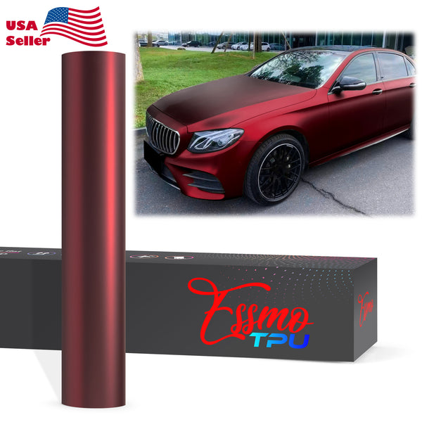 Matte Dragon Blood Red Dry Apply PPF TPU Paint Protection Film
