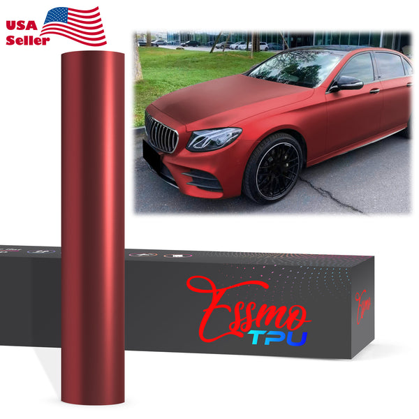 Matte Romanee Red Dry Apply PPF TPU Paint Protection Film
