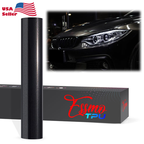 Gloss Metallic Graphite Gray Dry Apply PPF TPU Paint Protection Film