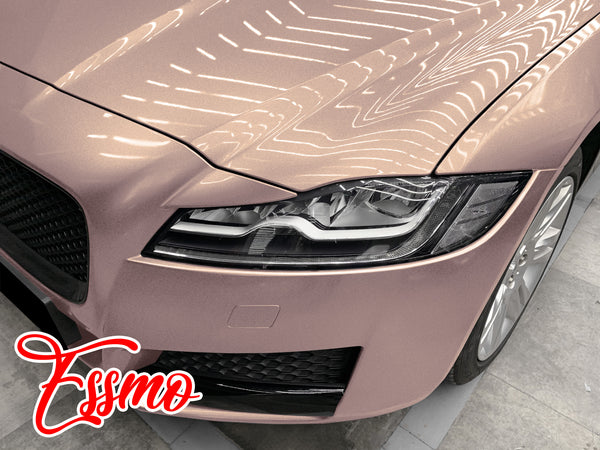 Gloss Metallic Smoky Pearl Pink Dry Apply PPF TPU Paint Protection Film