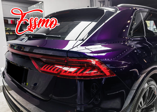 Gloss Metallic Midnight Purple Dry Apply PPF TPU Paint Protection Film