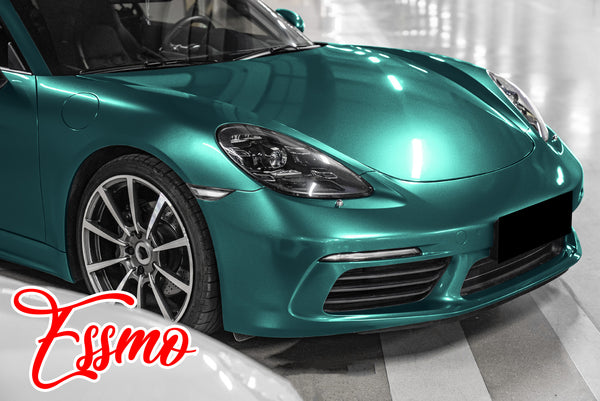 Gloss Metallic Racing Green Dry Apply PPF TPU Paint Protection Film
