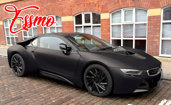 Matte Metallic Hidden Black Dry Apply PPF TPU Paint Protection Film