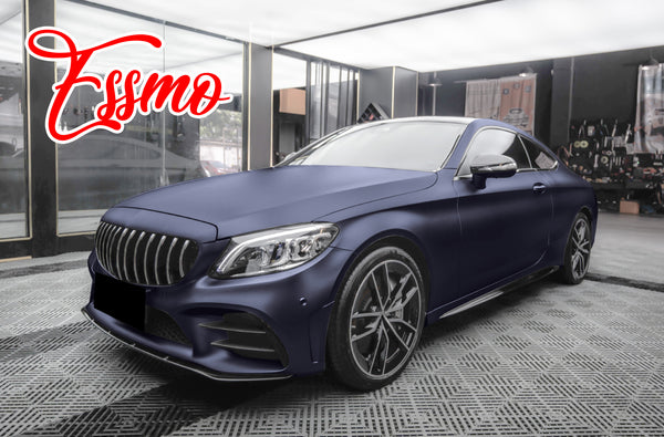 Matte Metallic Racing Blue Dry Apply PPF TPU Paint Protection Film