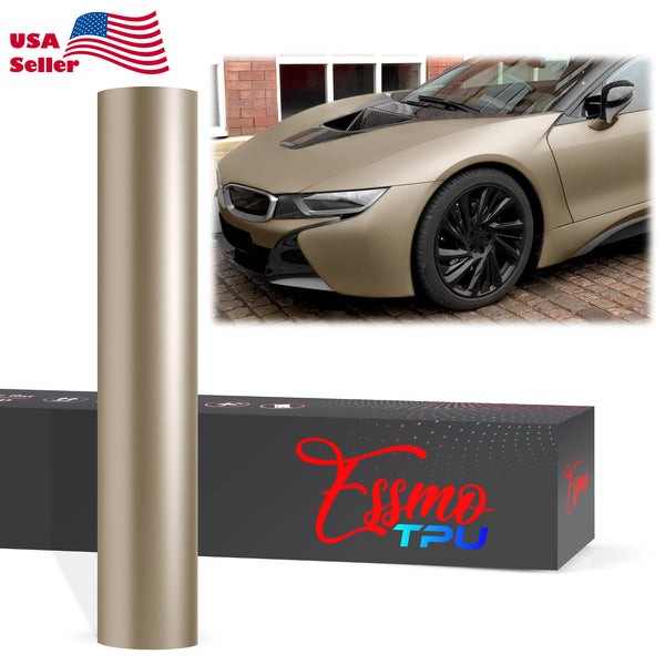 Matte Metallic Twilight Gold Dry Apply PPF TPU Paint Protection Film