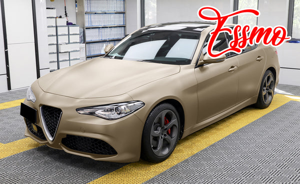 Matte Metallic Twilight Gold Dry Apply PPF TPU Paint Protection Film