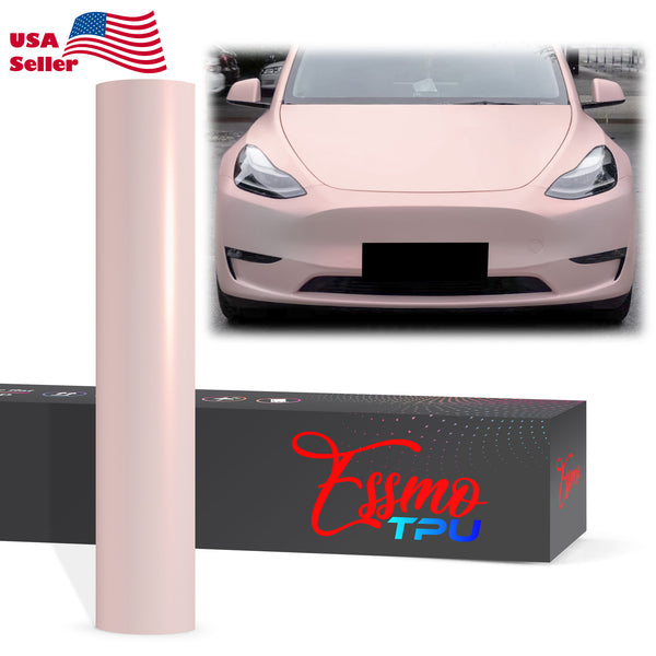 Matte Seashell Pink Dry Apply PPF TPU Paint Protection Film