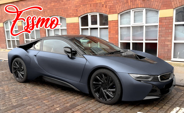 Matte Metallic Gray Blue Dry Apply PPF TPU Paint Protection Film