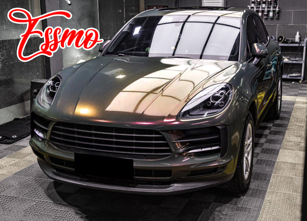 Galaxy Dust Gloss Phantom Gray Red Dry Apply PPF TPU Paint Protection Film
