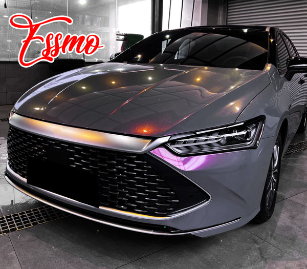 Galaxy Dust Gloss Phantom Gray Red Dry Apply PPF TPU Paint Protection Film