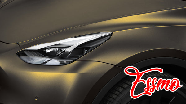 Matte Metallic Bond Gold Dry Apply PPF TPU Paint Protection Film