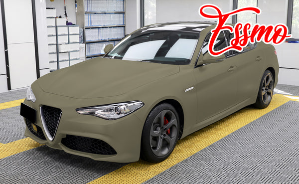 Matte Khaki Green Dry Apply PPF TPU Paint Protection Film