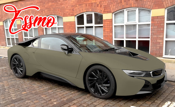 Matte Khaki Green Dry Apply PPF TPU Paint Protection Film