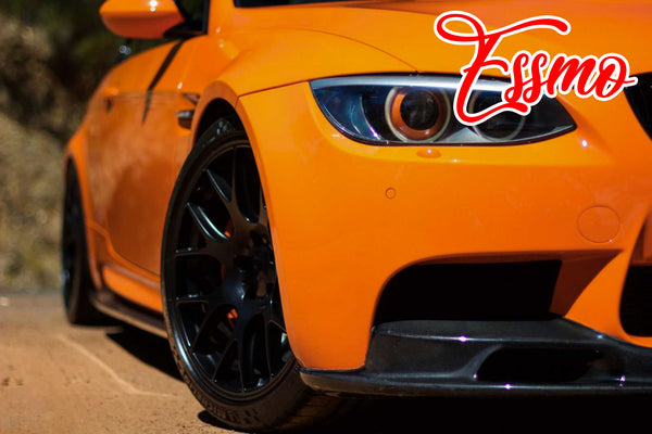 Gloss Metallic Racing Orange Dry Apply PPF TPU Paint Protection Film