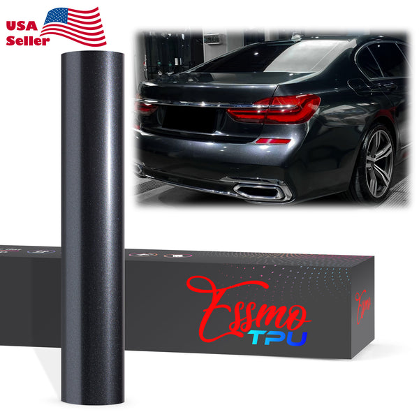 Gloss Metallic Moonstone Gray Dry Apply PPF TPU Paint Protection Film