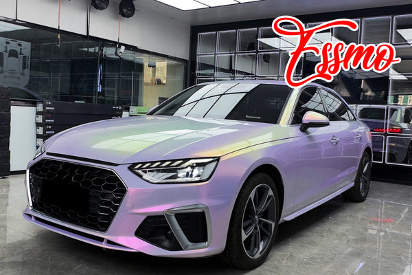 Galaxy Dust Gloss Platinum Red Dry Apply PPF TPU Paint Protection Film
