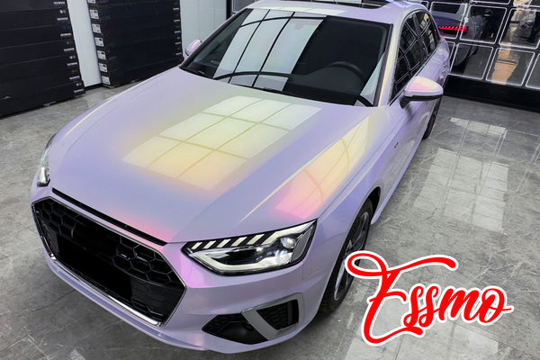 Galaxy Dust Gloss Platinum Red Dry Apply PPF TPU Paint Protection Film