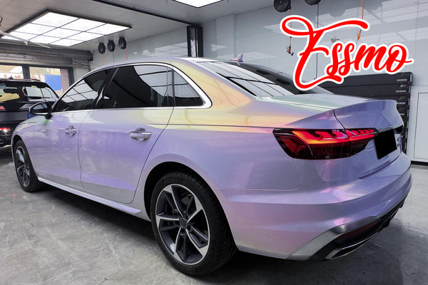 Galaxy Dust Gloss Platinum Red Dry Apply PPF TPU Paint Protection Film
