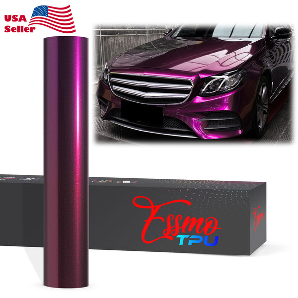 Gloss Metallic Pearl Violet Dry Apply PPF TPU Paint Protection Film