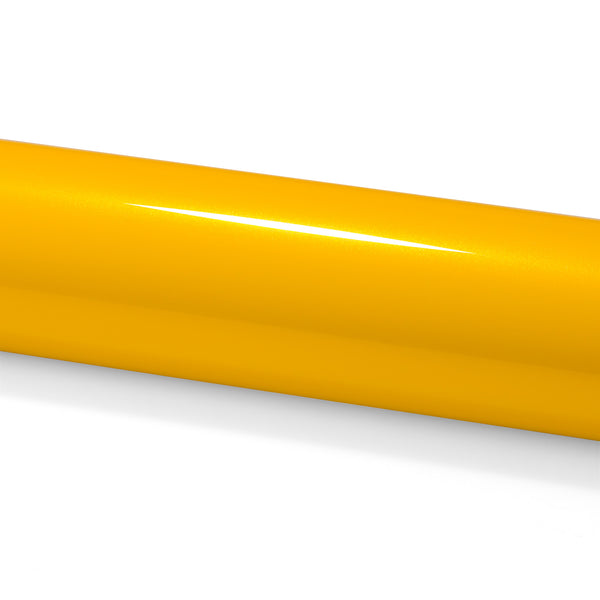 Gloss Metallic Volcanic Yellow Dry Apply PPF TPU Paint Protection Film