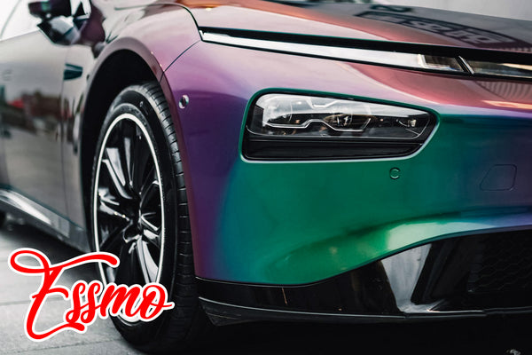 Galaxy Dust Gloss Spectrum Purple Green Dry Apply PPF TPU Paint Protection Film