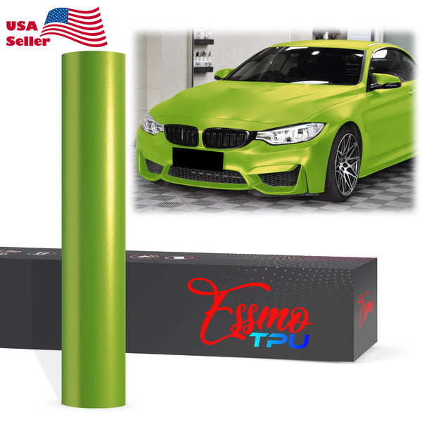 Matte Metallic Magic Green Dry Apply PPF TPU Paint Protection Film