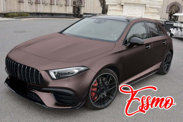 Matte Metallic Flame Brown Dry Apply PPF TPU Paint Protection Film