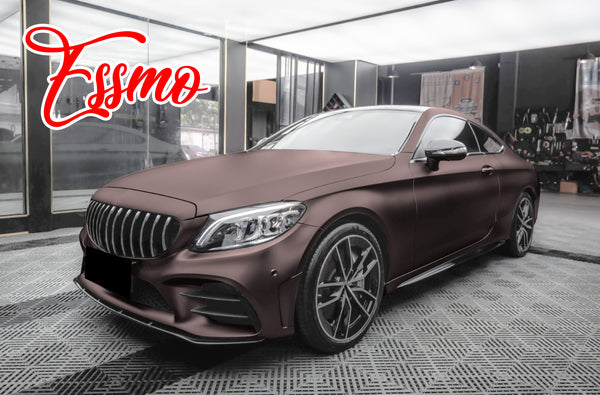 Matte Metallic Flame Brown Dry Apply PPF TPU Paint Protection Film