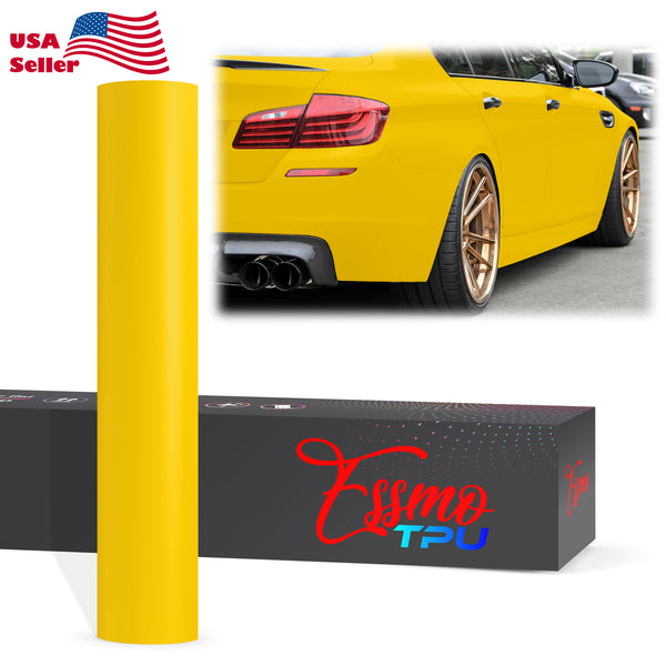Matte Athletic Yellow Dry Apply PPF TPU Paint Protection Film
