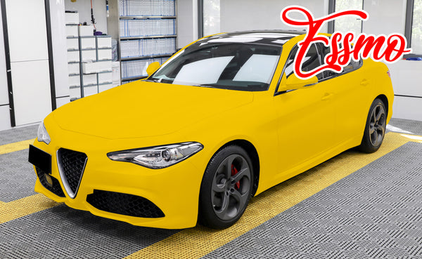 Matte Athletic Yellow Dry Apply PPF TPU Paint Protection Film