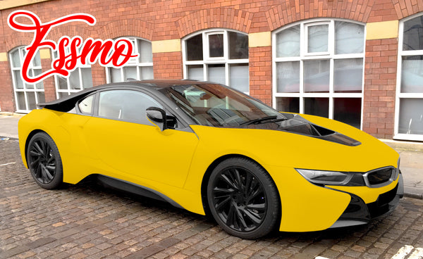 Matte Athletic Yellow Dry Apply PPF TPU Paint Protection Film