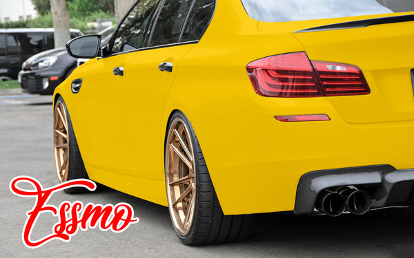 Matte Athletic Yellow Dry Apply PPF TPU Paint Protection Film