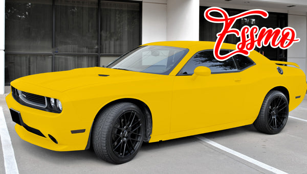 Matte Athletic Yellow Dry Apply PPF TPU Paint Protection Film