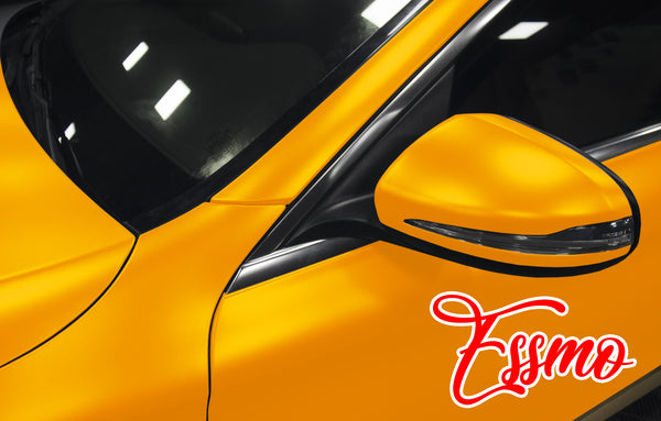 Matte Metallic Shiny Orange Dry Apply PPF TPU Paint Protection Film