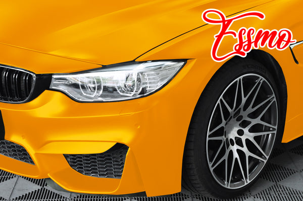 Matte Metallic Shiny Orange Dry Apply PPF TPU Paint Protection Film