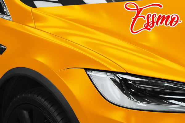 Matte Metallic Shiny Orange Dry Apply PPF TPU Paint Protection Film