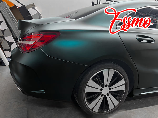 Matte Metallic Flame Green Dry Apply PPF TPU Paint Protection Film