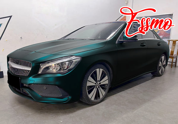 Matte Metallic Flame Green Dry Apply PPF TPU Paint Protection Film