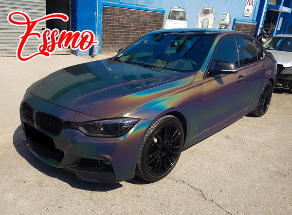 Laser Flip Gloss Rainbow Gray Dry Apply PPF TPU Paint Protection Film