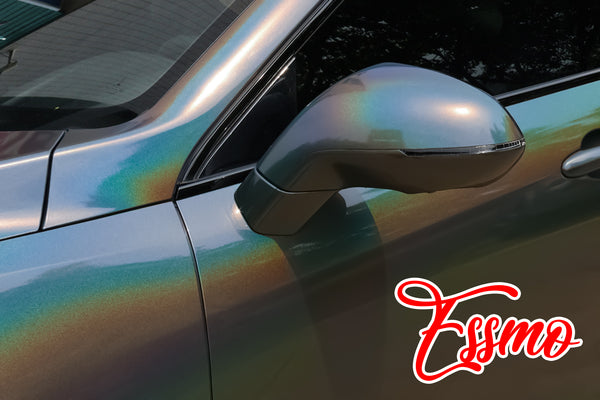 Laser Flip Gloss Rainbow Gray Dry Apply PPF TPU Paint Protection Film